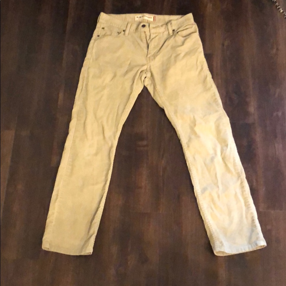 Men’s Levi 514 Slim Straight Corduroy Pants